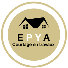 logo EPYA courtier en travaux